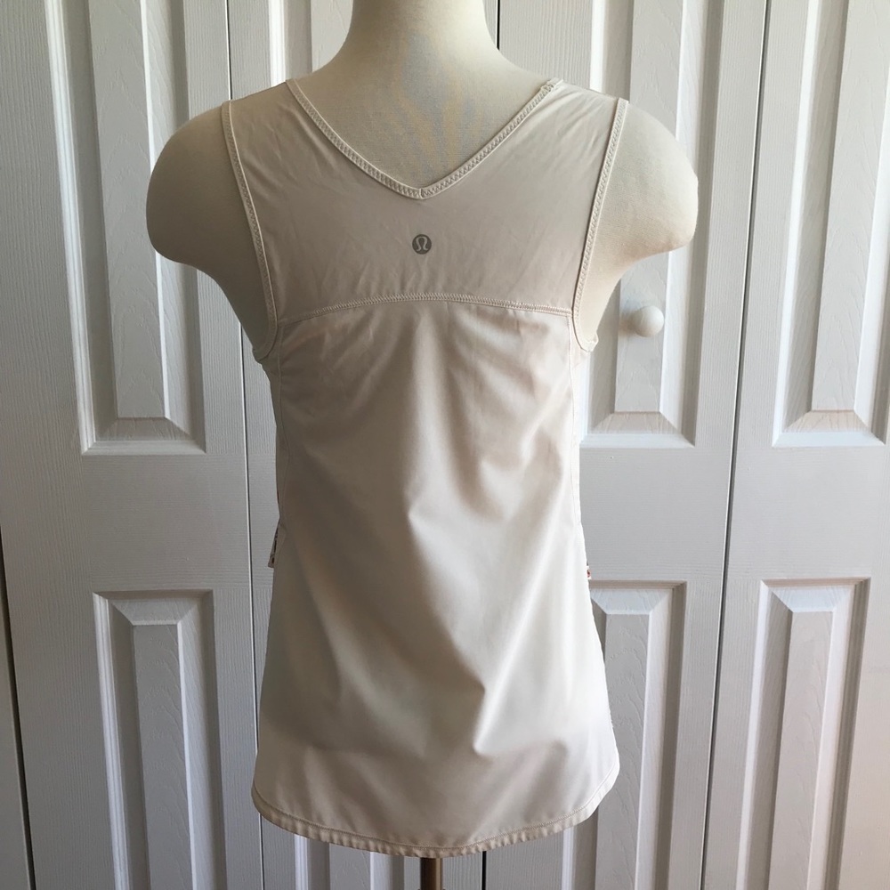 LULULEMON Run Split Singlet Hi Lo Floral Tank Top - Picture 3 of 3